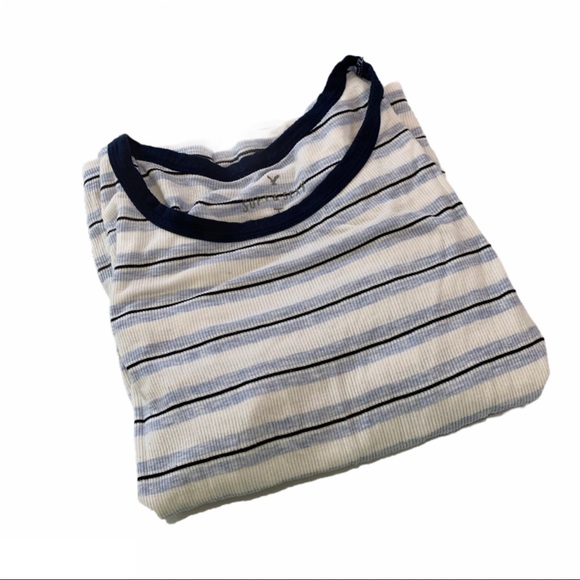 COPY - 3/12$ Bundle Tees | AE stripped tee - Picture 1 of 3